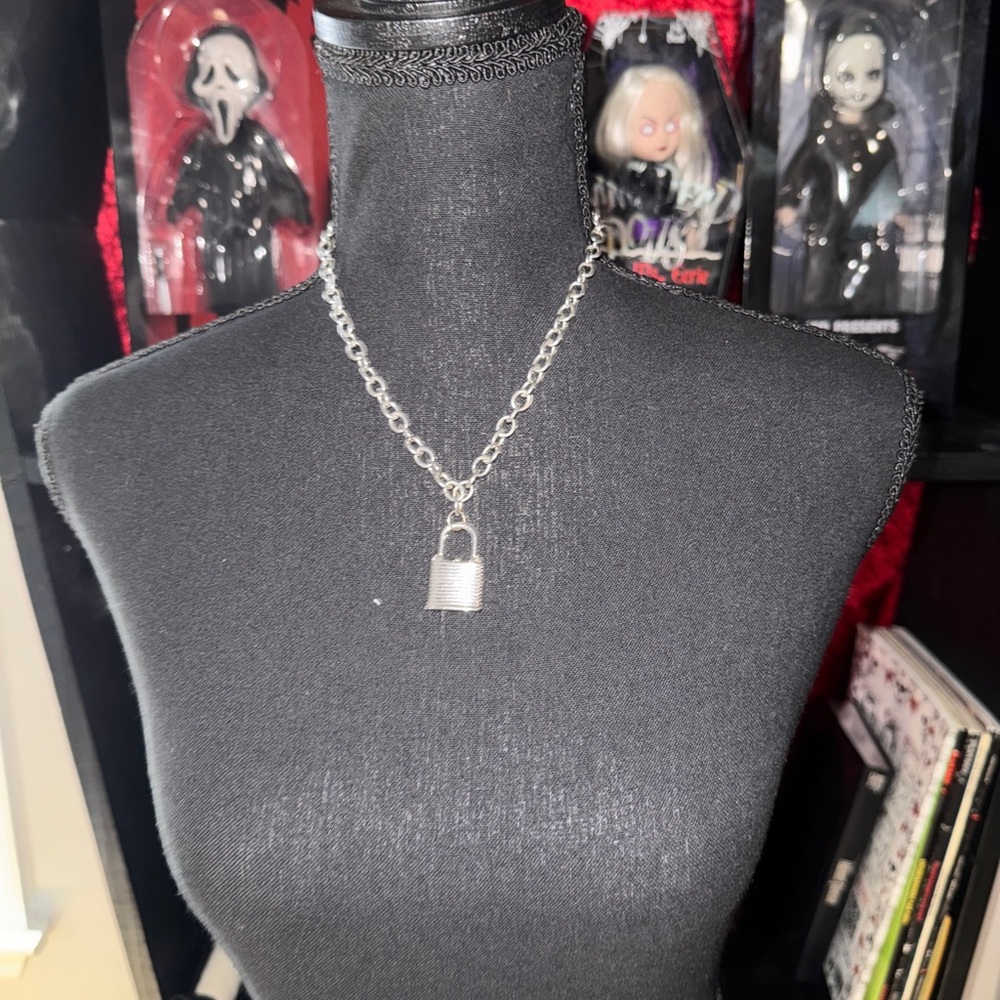 Urban outfitters padlock necklace
